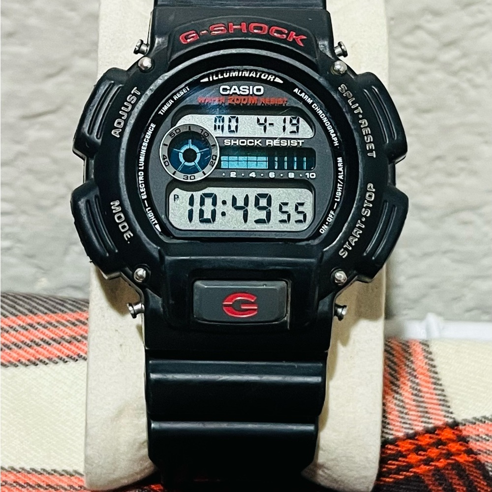 Casio G-Shock Black and Red Digital Watch